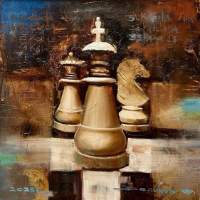 Painting for sale online - Kings Gambit