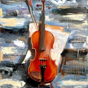 Painting for sale online - Violin