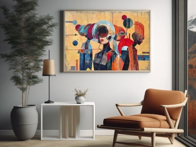 Russische Moderne Kunst für die Wohnungsdekoration: Wie Sie Erbe in Ihr Interieur bringen