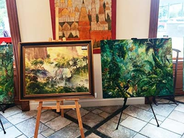 Tropische Gemälde von Ilgiz Murtazin: Moskauer Ausstellung & 50 % Rabatt auf die Sommerkollektion
