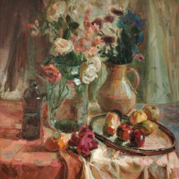 Painting for sale online - Still life with fruits and flowers