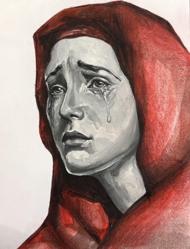 Painting for sale online - Quiet Confession