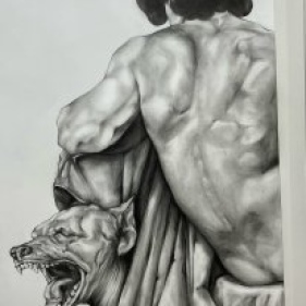 Painting for sale online - A copy of a painting by Roberto Ferri