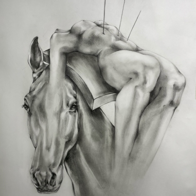 Painting for sale online - Burden and peace