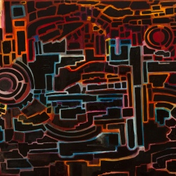 Painting for sale online - Digital city