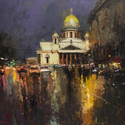 Painting for sale online - Sounds of the evening city