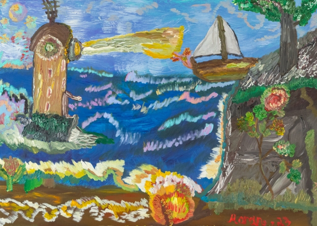 Painting for sale online - The Lonely Wanderer