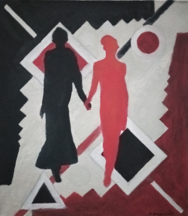 Painting for sale online - The Red Maiden