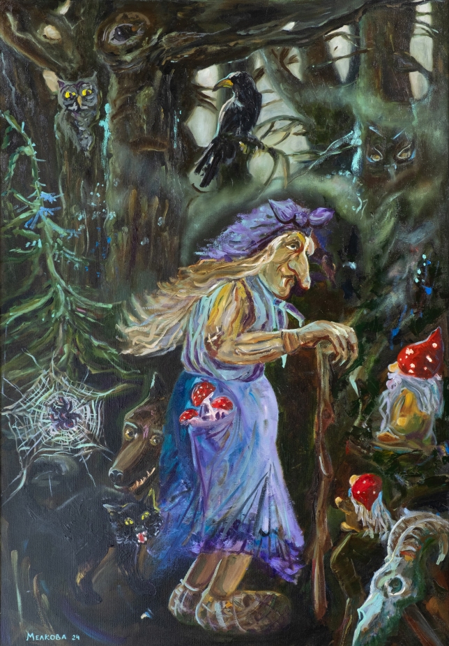 Painting for sale online - Baba Yaga