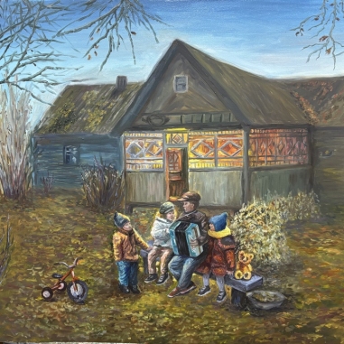 Painting for sale online - At the party