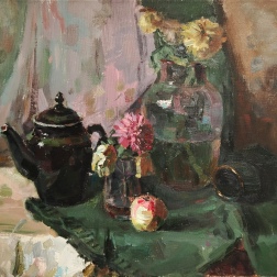 Painting for sale online - Still Life with Chrysanthemums