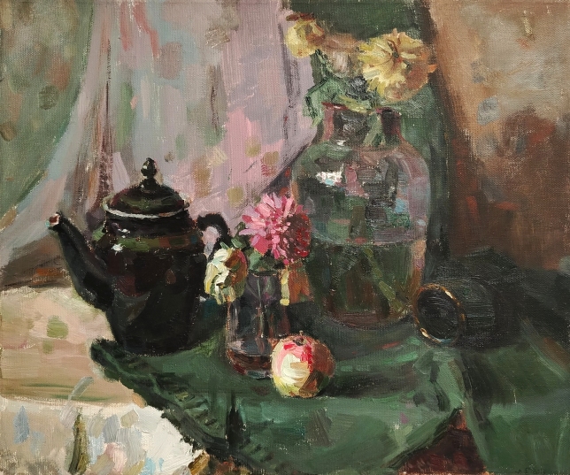 Painting for sale online - Still Life with Chrysanthemums