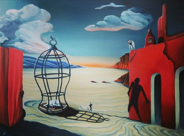 Painting for sale online - Subtle distance