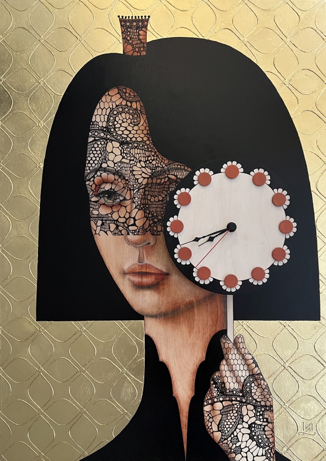 Painting for sale online - Black Queen