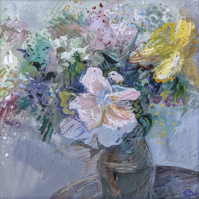 Painting for sale online - Flowers in a vase