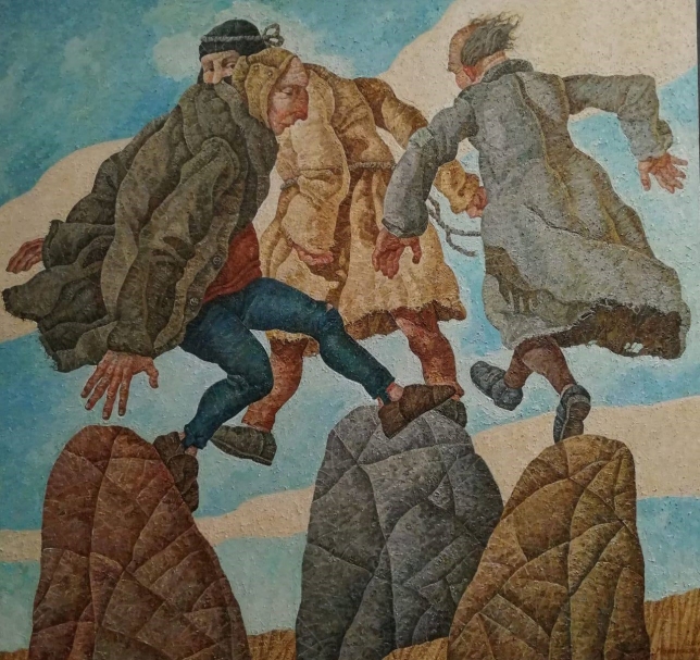 Painting for sale online - Synchronized interpreters