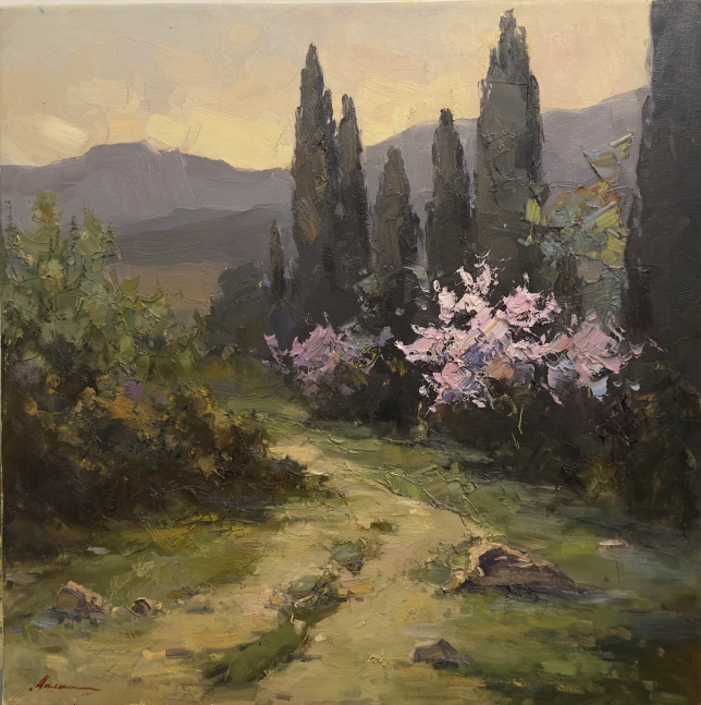 Painting for sale online - Early spring in the mountains