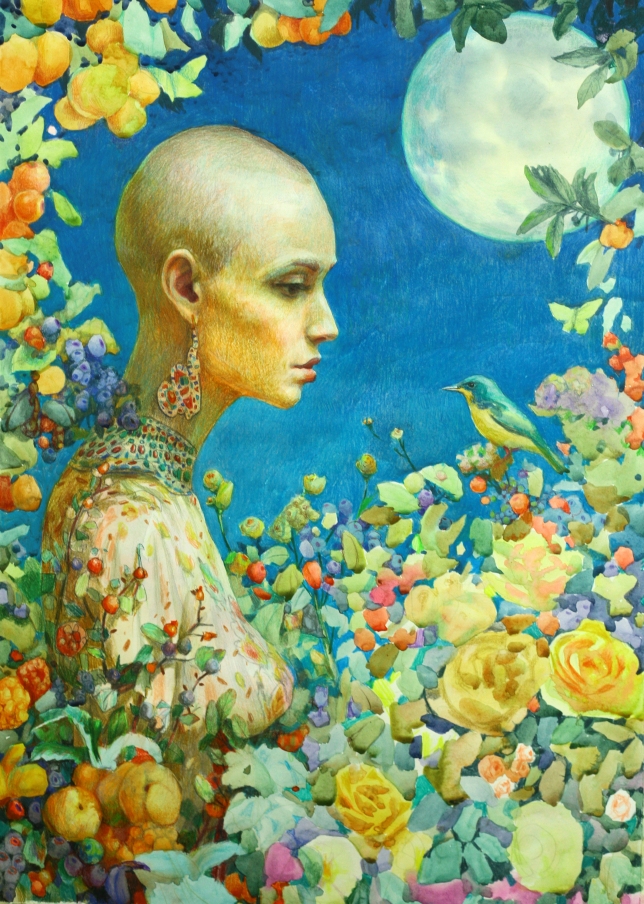 Painting for sale online - Conversation with Nebozhichka