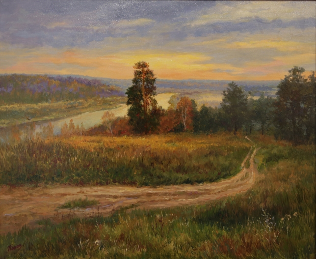 Painting for sale online - Evening landscape