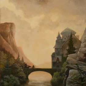 Painting for sale online - Travellers at Dawn 