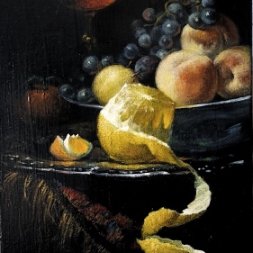 Painting for sale online - The last slice of orange