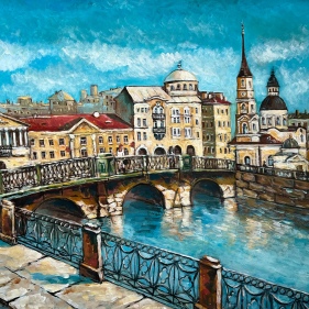 Painting for sale online - Sunny Petersburg