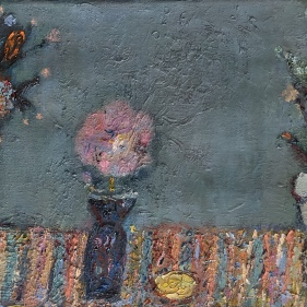 Painting for sale online - Flowers on the window