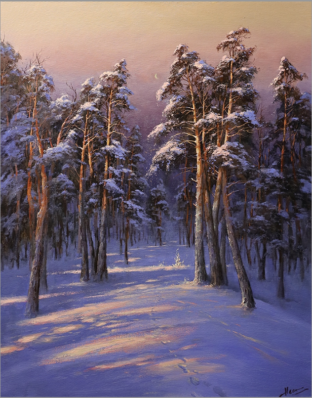 Painting for sale online - Christmas Eve