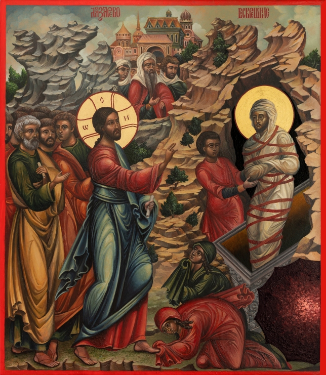 Painting for sale online - Icon of the Resurrection of Lazarus