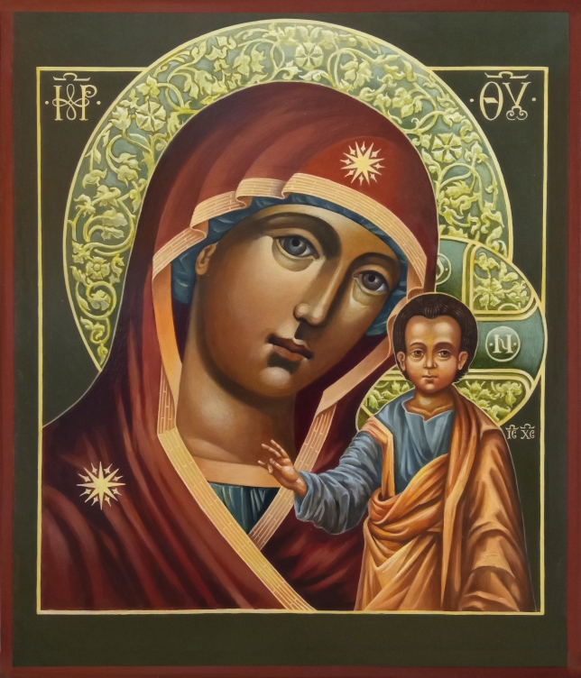 Painting for sale online - Icon of Our Lady of Kazan