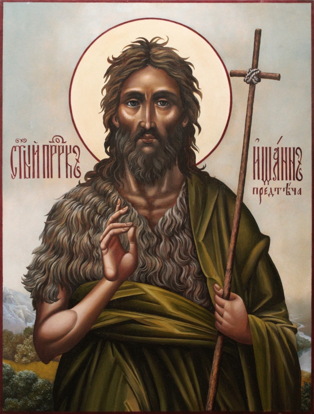 Painting for sale online - Icon of the Holy Prophet John the Baptist