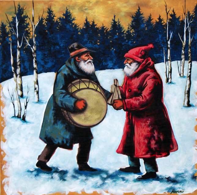 Painting for sale online - Dancing with a tambourine