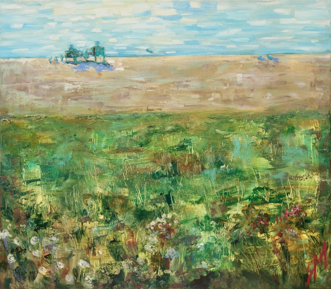 Painting for sale online - Near the Moscow River