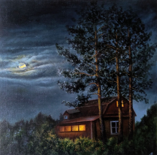 Painting for sale online - The Light from the Neighbors