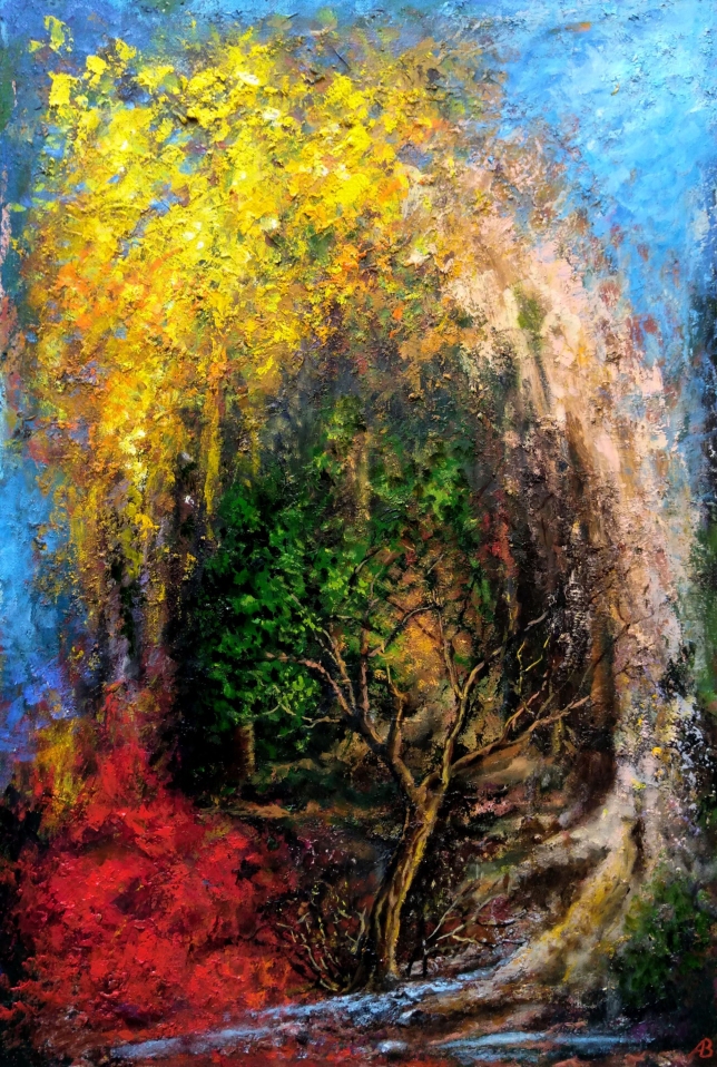 Painting for sale online - The view is stunning