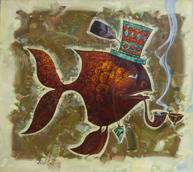 Painting for sale online - An important fish