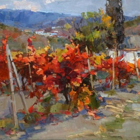 Painting for sale online - The vineyard