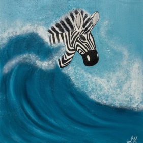 Painting for sale online - Sea Zebra