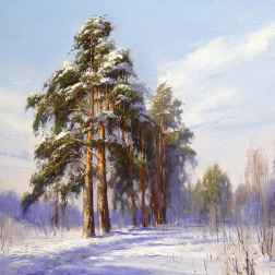 Painting for sale online - Pine trees