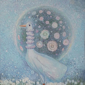 Painting for sale online - Birds Dream