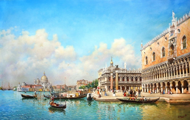 Painting for sale online - Spring in Venice