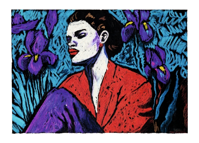 Painting for sale online - Freedom Iris