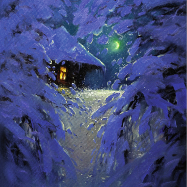 Painting for sale online - New Year's Eve.