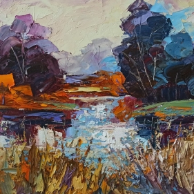 Painting for sale online - Late autumn