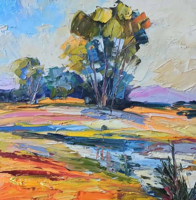 Painting for sale online - Bright autumn