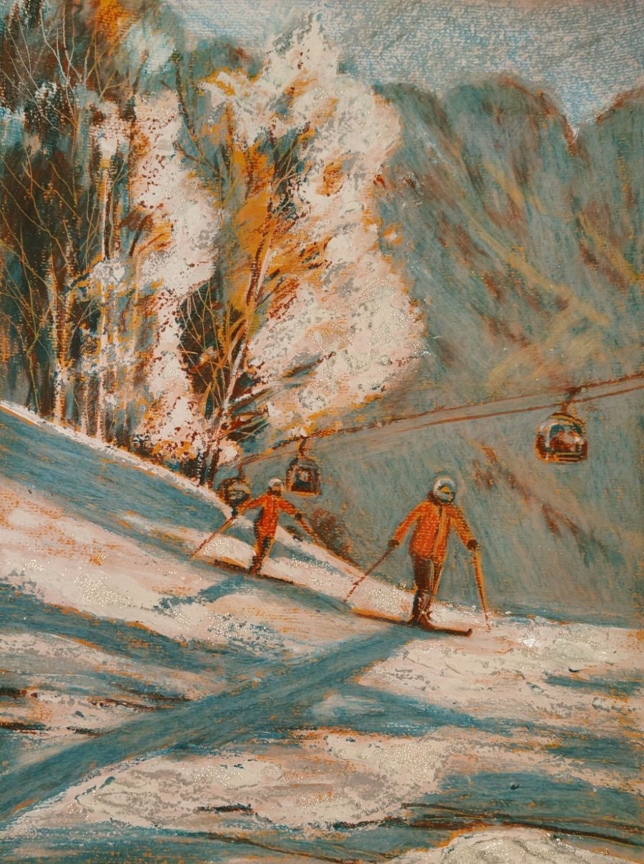 Painting for sale online - Winter holidays