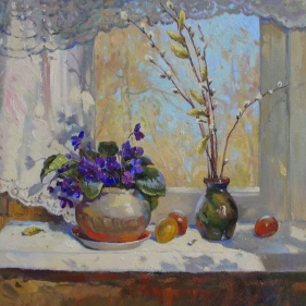 Painting for sale online - On the eve of the holiday