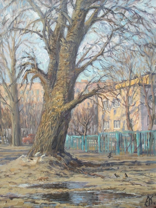 Painting for sale online - Poplar Pavlino