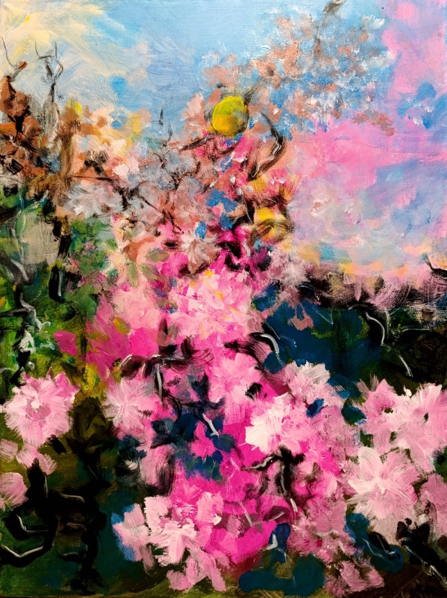 Painting for sale online - Pink dreams