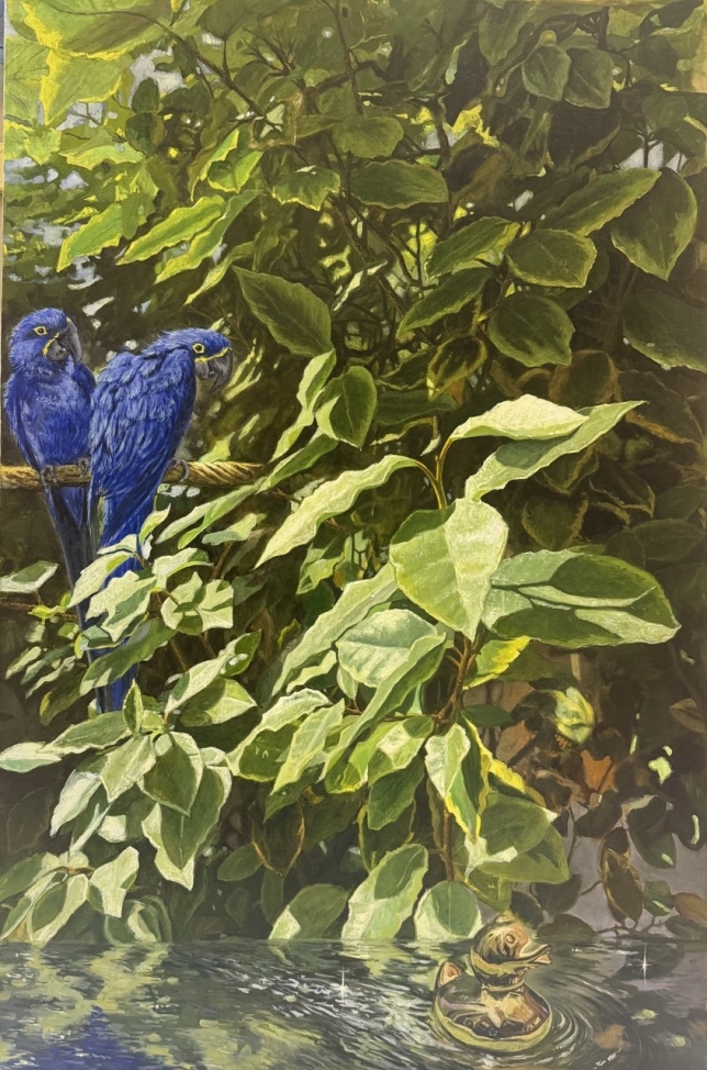 Painting for sale online - Golden Duck